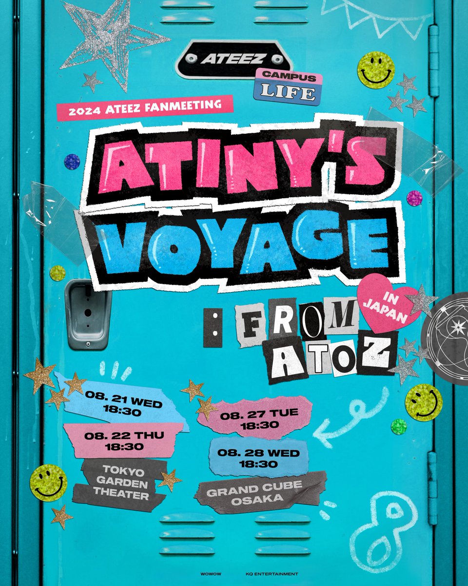 [📢] ATEEZ 2024 FANMEETING <ATINY'S VOYAGE : FROM A TO Z> IN JAPAN チケット受付のご案内 ateez-official.jp/contents/750765 #ATEEZ #에이티즈 #エイティーズ #ATINY #에이티니 #ATINYS_VOYAGE #FROMATOZ