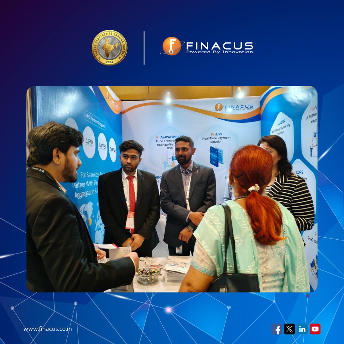 FinacusTech's tweet image. Reflecting on a successful Bharat Cooperative Banking Summit &amp;amp; Awards 2024 in Mumbai!💯

It was a pleasure connecting with everyone and share insights. Until next time!🤝

#Exhibition #CooperateBanks  #Fintech #Event #BankingSolutions #Banks #DigitalIndia #India #Mumbai #Finacus