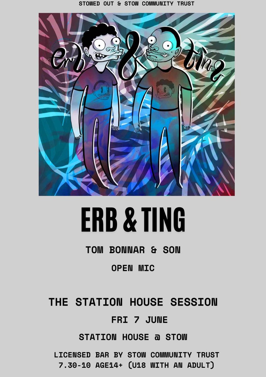 Station House Sessions, Fri 7th June. stow-borders.co.uk/7877-2/