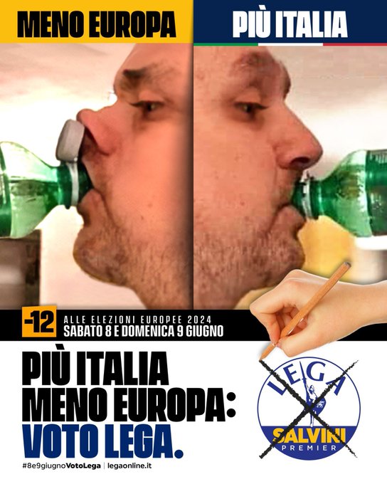😂😂😂😂 Il social media manager di Salvini si &egrave; superato!  Ha vinto tutto 👏🏼👏🏼👏🏼 https://t.co/NZDFKdoMd<a href="/tag/elezionieuropee"class="tags"><span>#elezionieuropee</span></a>
