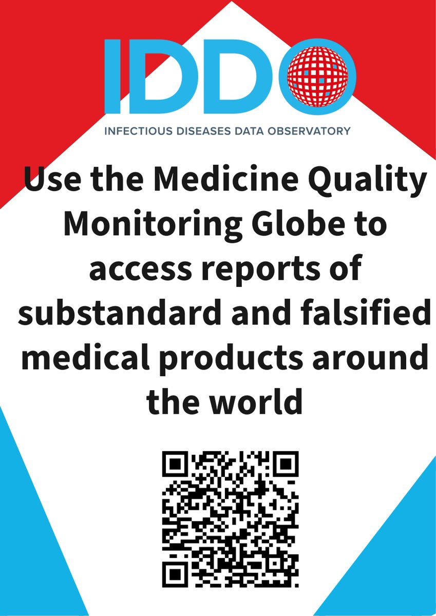 Track news reports of #SubstandardMedicines and #FalsifiedMedicine in your country. View our Medicine Quality Monitoring Globe, which filters by key words, time-periods, locations, and language. #medswecantrust
@TropMedOxford @MORUBKK @wellcometrust
iddo.org/medicine-quali…