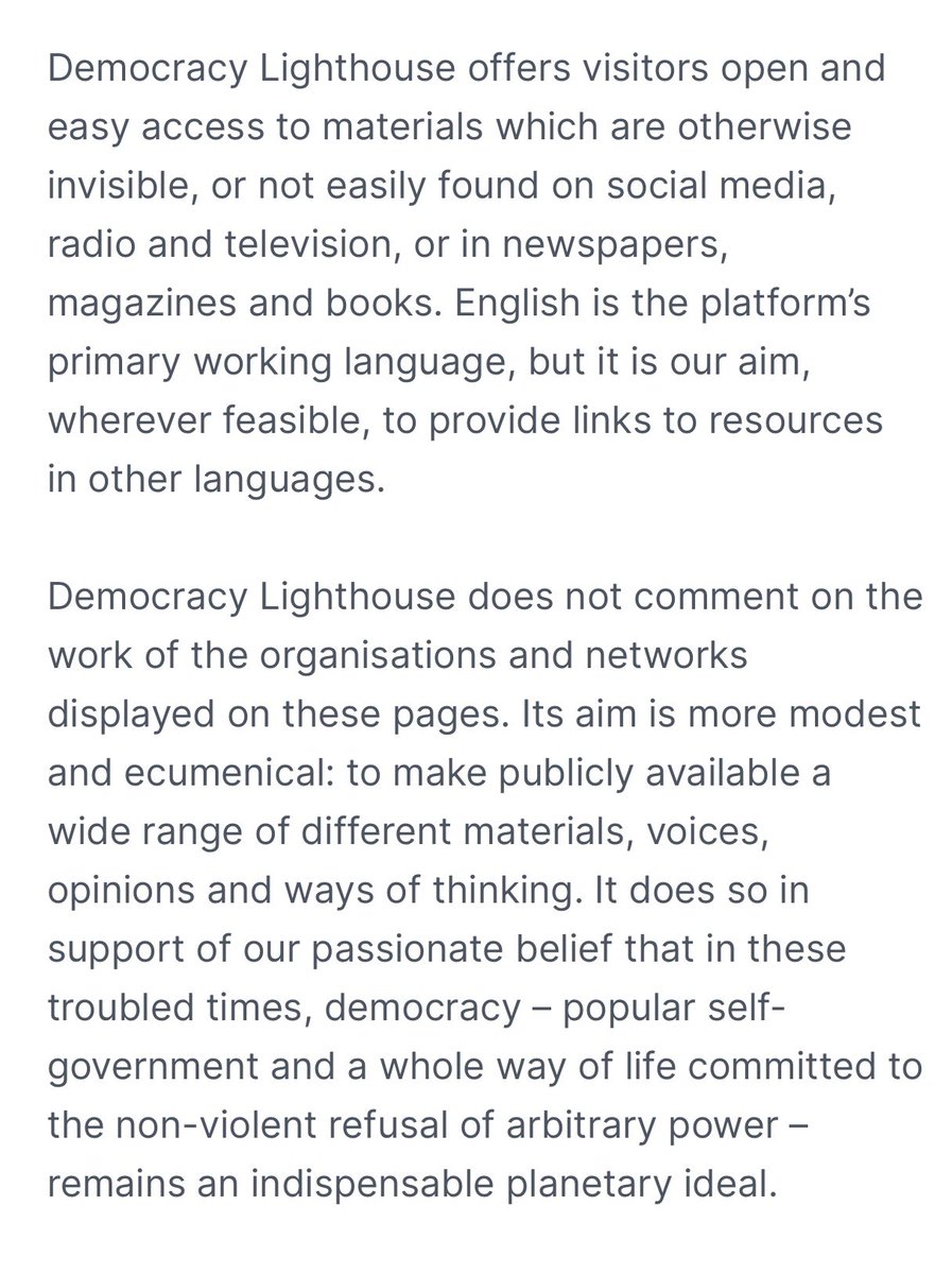 launched this Friday in Tokyo! Democracy Lighthouse: ‘perhaps the world’s first comprehensive depository of information about the hundreds of organisations and networks engaged in reimagining, advocating and researching the past, present and future of democracy’ @TodaInstitute