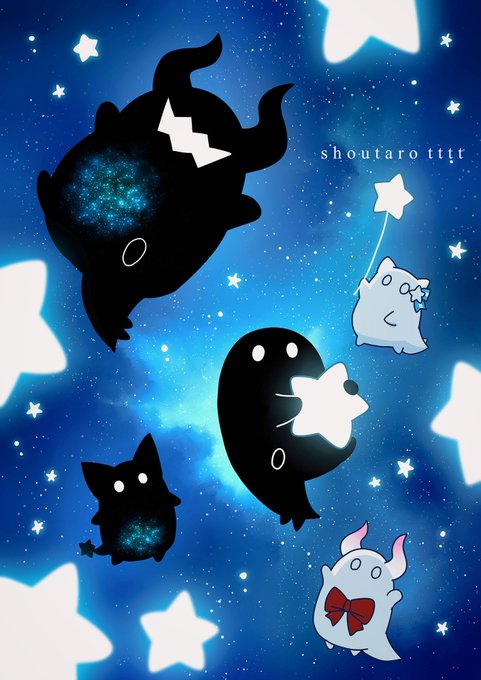 「holding starry sky」 illustration images(Latest)