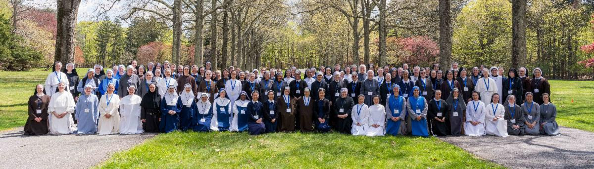 From April 22-26, 2024, the Mistress of Novices of the USA Province, Sr. Mistress Angela Marie Igou, SSCJ, attended a workshop for Formators sponsored by the Council of Major Superiors of Women Religious. The Conference, held at Immaculate Conception Seminary Retreat and