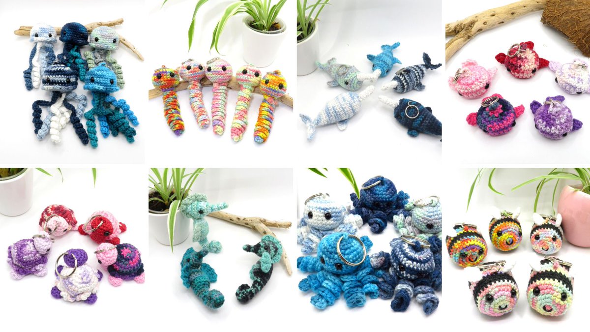 🥳SALE ALERT🥳 Get 25% OFF all these cuties at necreationsshop.etsy.com Pocket pals for everyone. Send a smile in the post today. P.S. Did you know crochet can't be automated? A trule 100% handmade creation. #Earlybiz #ShopIndie #handmadegift #etsy #giftidea