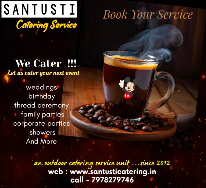 SubhadevMishra's tweet image. visit us - santusticatering.in
call - 7978279746