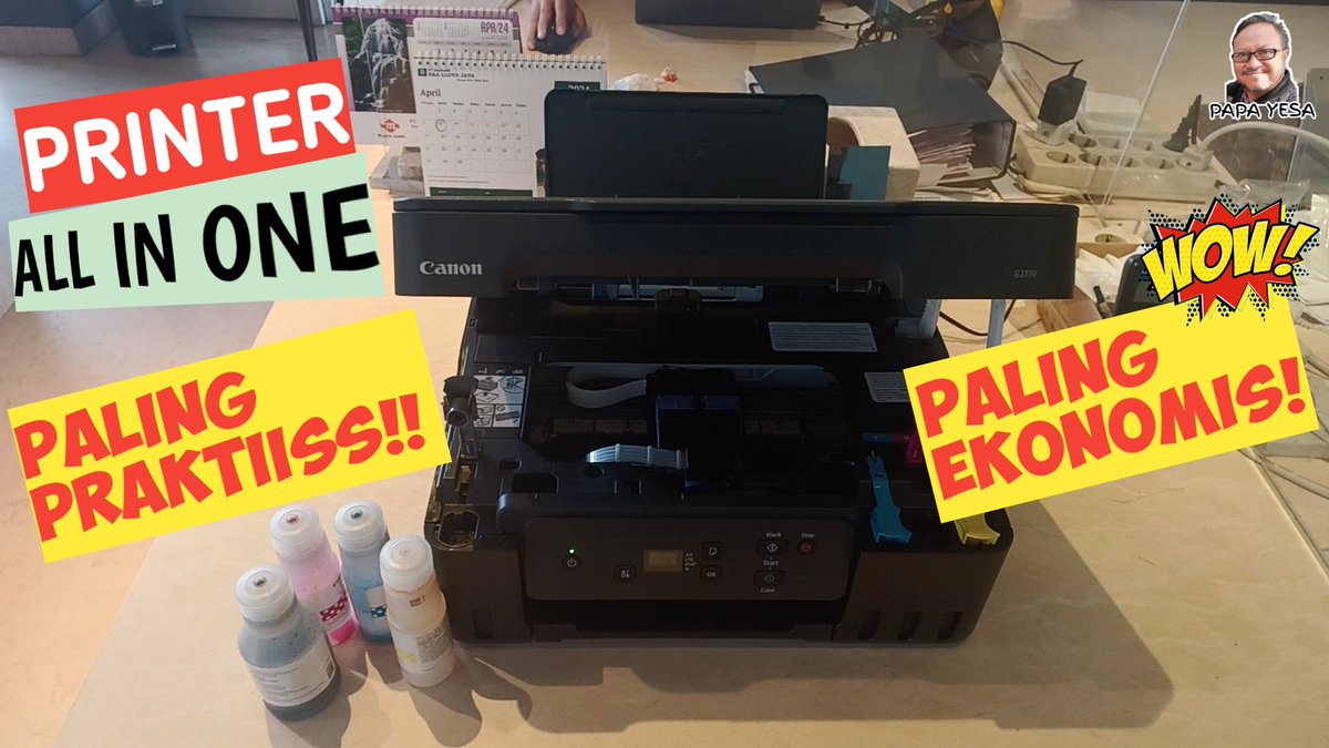 Printer Multifungsi Paling Praktis &amp; Ekonomis 👇👇👇
youtu.be/H1VRDyyAb9M
#papayesa #subscribe #youtube #youtubechannel #unboxingprinter #printercanon #reviewprinter #canong2770