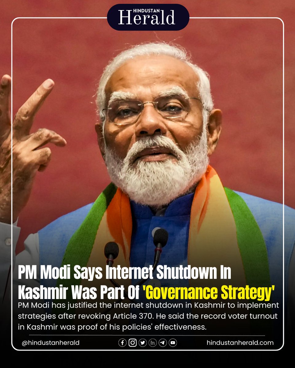 Voice your views on PM Modi's Kashmir strategy! Follow @hindustanherald for updates. #hindustanherald #PMModi #KashmirStrategy #Governance