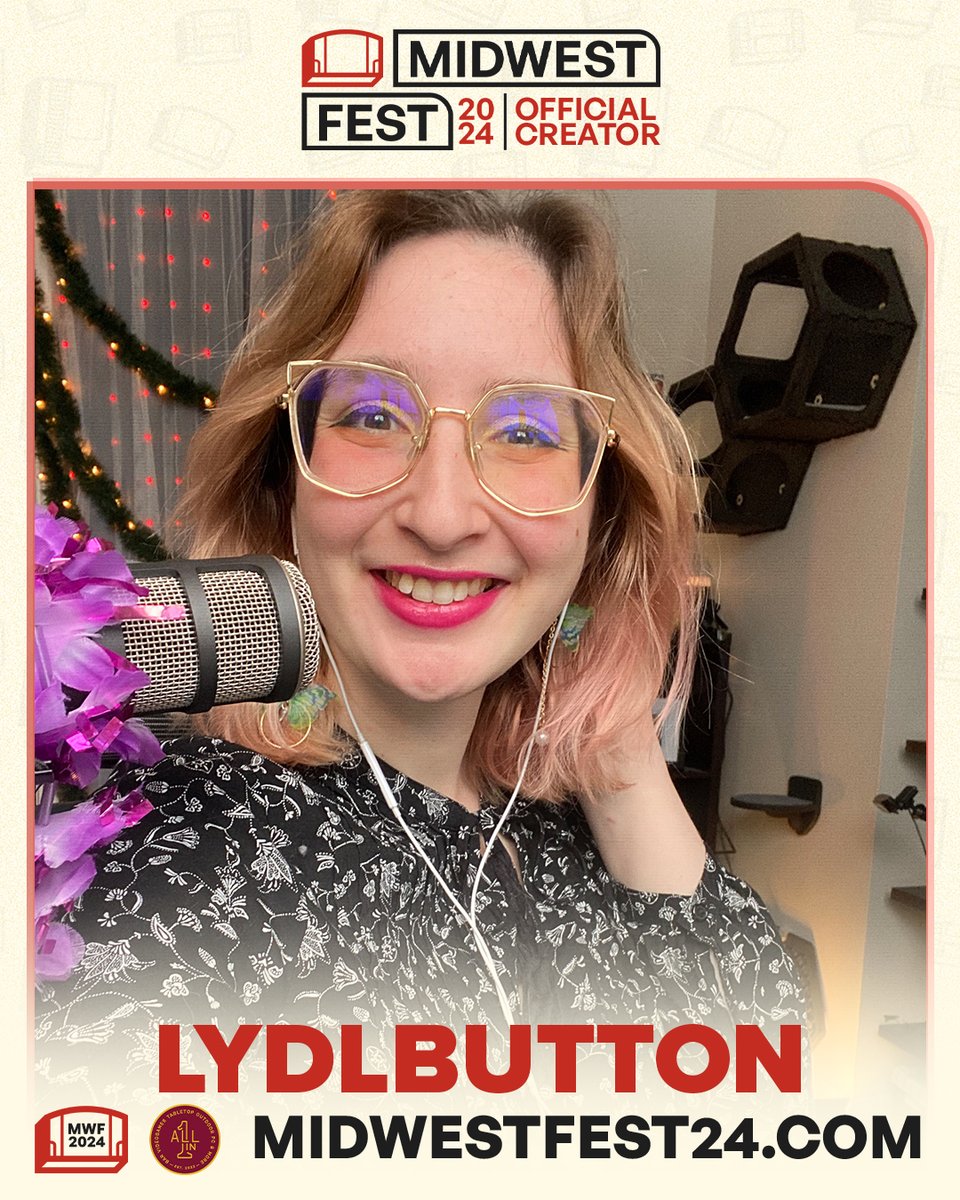 lydlbutton's tweet image. SO excited to share that I will be one of the official creators at Midwest Fest 🥹

it&apos;s such a dream to be a midwestern creator featured at a midwestern con! 

don&apos;t just scooch-on-by or &quot;ope&quot; if you bump into me 😏say hello!!🥰

@MidwestFestGG #MWF