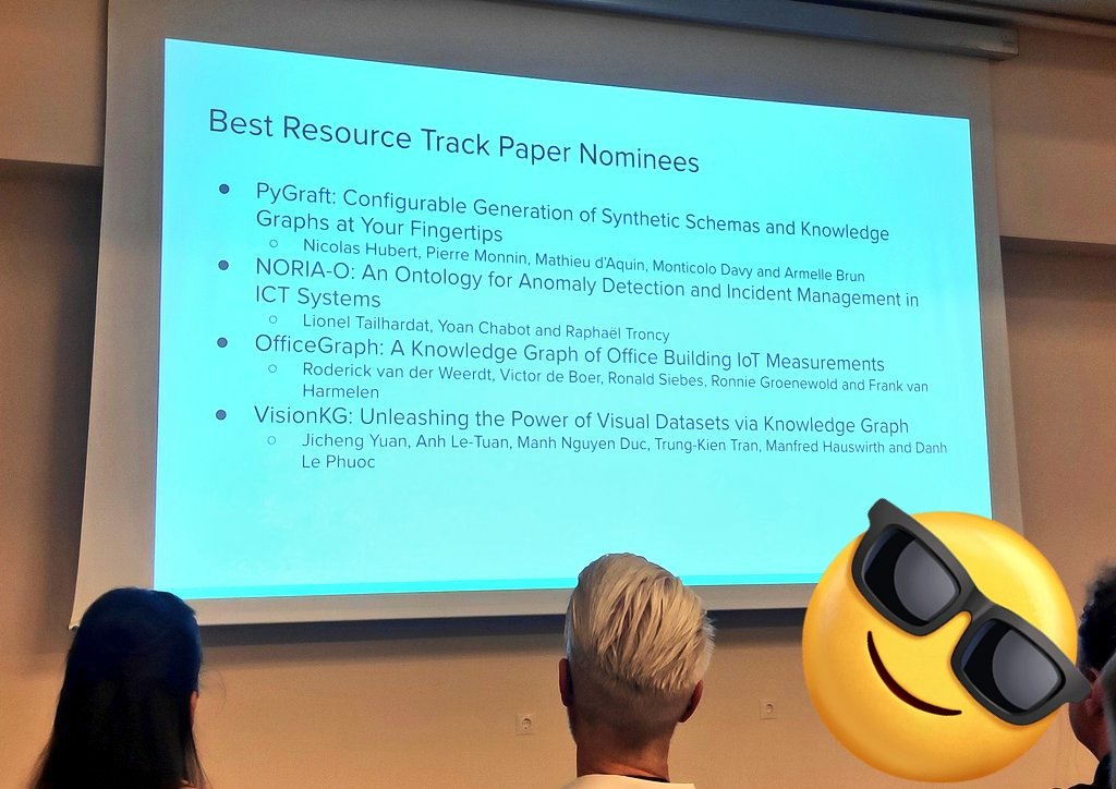 Victor de Boer (@victordeboer) on Twitter photo Best resource paper nominee #eswc2024! Well done Roderick! <a href="/InterConnectPrj/">InterConnect Project</a> <a href="/UserCentricDS/">User Centric Data Science at VU</a> Best resource paper nominee #eswc2024! Well done Roderick! <a href="/InterConnectPrj/">InterConnect Project</a> <a href="/UserCentricDS/">User Centric Data Science at VU</a>