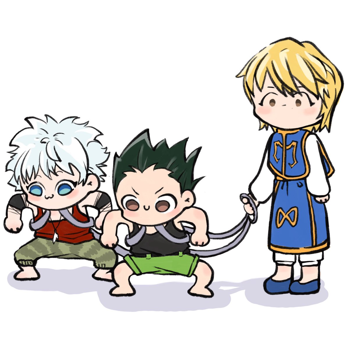 3人
#イラスト #落書き #hxh ＃キルア  #hunter #killua  #killuazoldyck  #gon
#gonfreecs #curarpikt #kurapika #クラピカ #ゴン