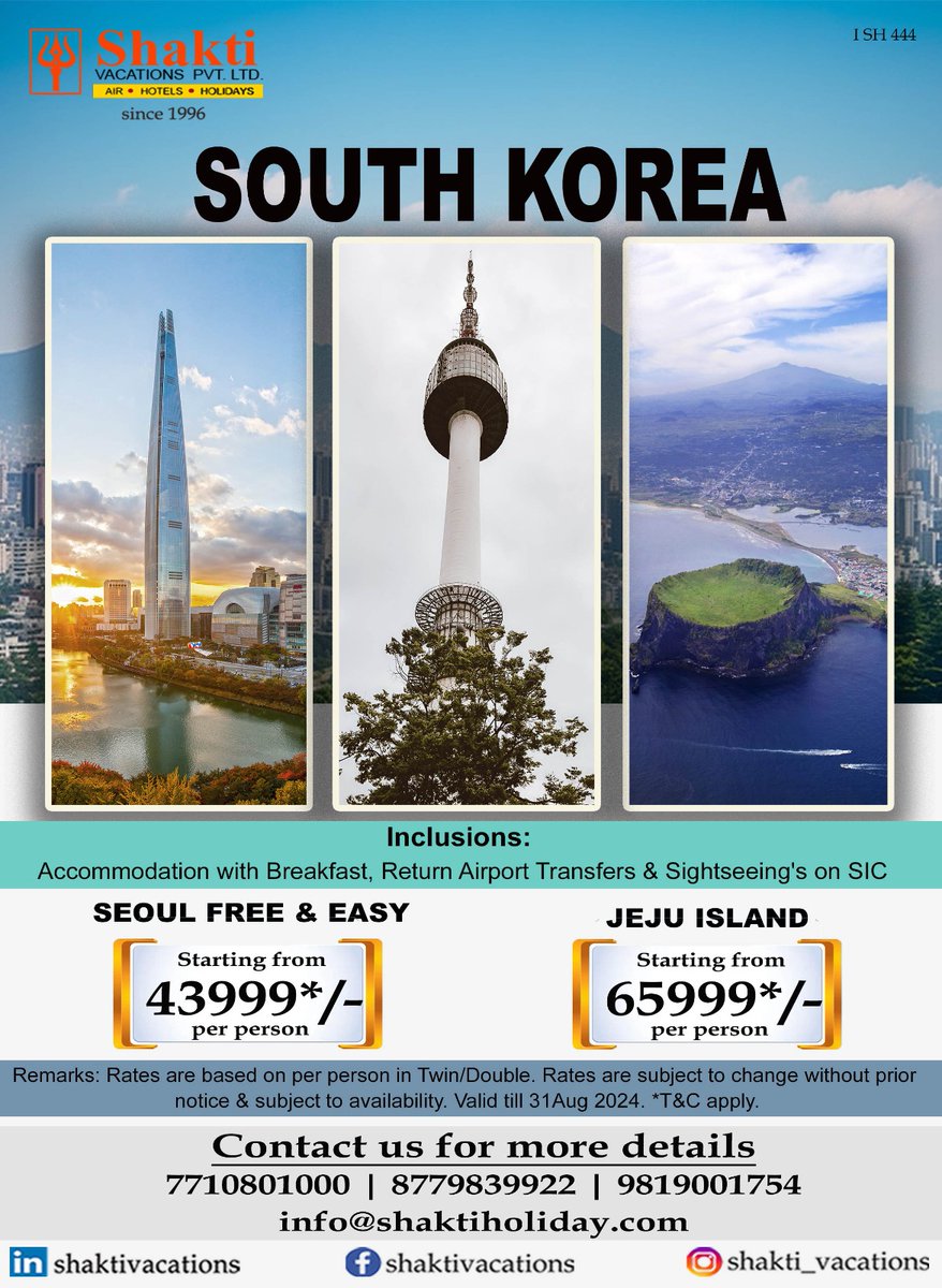 South Korea
#shaktivacations #travellingthroughtheworld🌍 #traveldestinations #traveltime✈️ #traveladdict #southkorea #southkoreatravel #gyeongbokgungpalace🏯 #nseoultower #bukchonhanokvillage #nationalmuseumofkorea #bukhansannationalpark #lotteworld #warmemorialofkorea