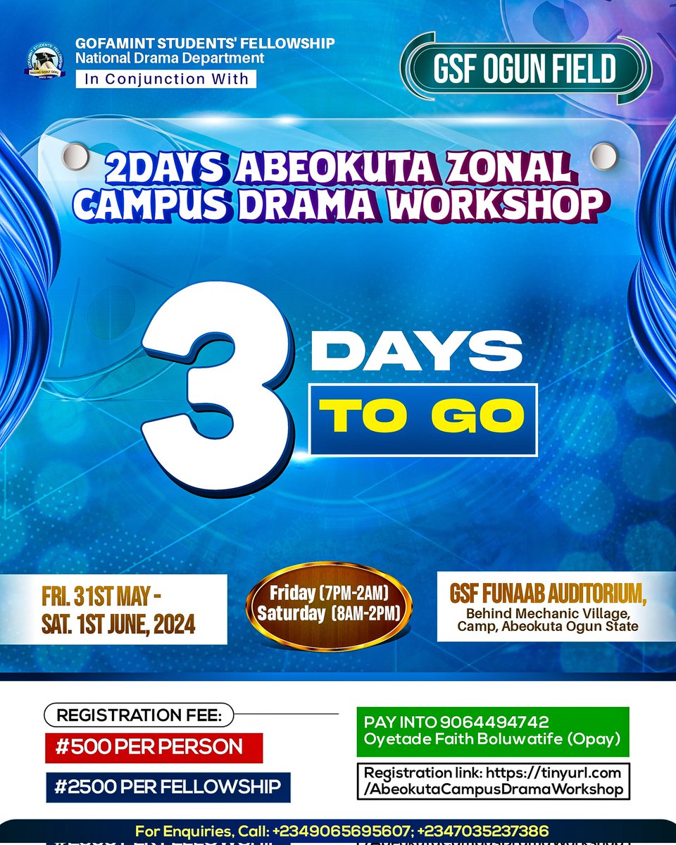 GSF National Drama Department tweet media