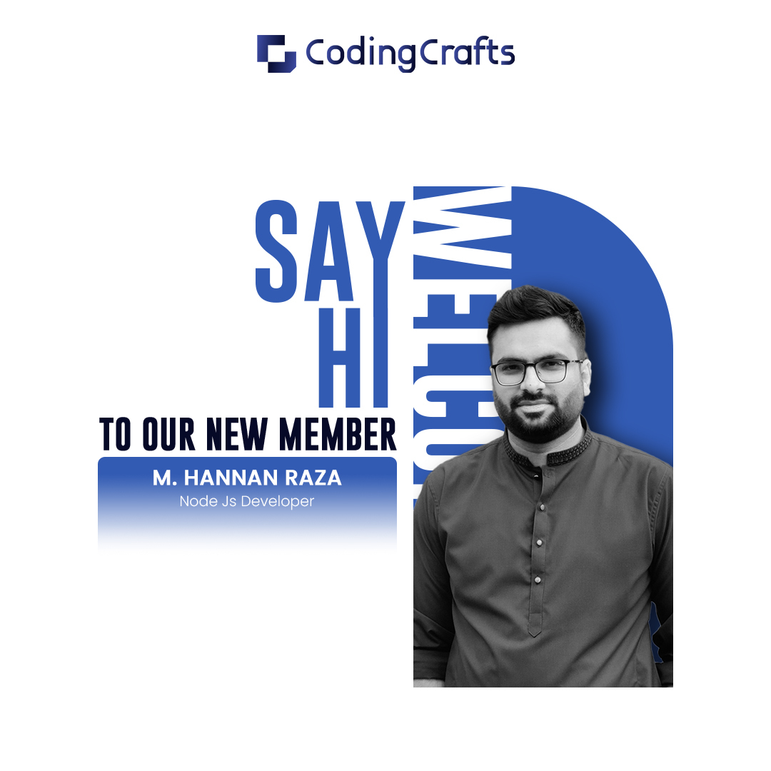 CodingCrafts's tweet image. M. Hannan Raza has joined us as a Node JS developer, and we're thrilled to have him on board. Looking forward to achieving great things together.
#WelcomeToTheTeam #nodejsdeveloper #developer #NewBeginnings #newjoiner #NewHire #Teamwork #OnboardingSuccess