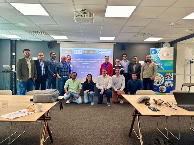 Last week, we had kickoff meeting for Di4SPDS project (The project website: di4spds.eu) at LUT University. Leading professor from LUT Software: Najmul Islam.

The project is funded by chistera.eu.