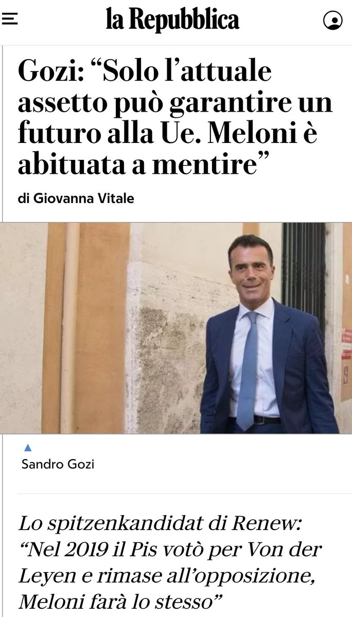 'Abituata a mentire' è questo che pensano di questa specie di pdc Italiana in Europa, mentre i suoi giannizzeri ci raccontano, anche loro, solo menzogne...NON VOTATELA...