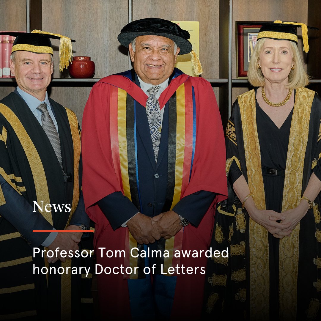@Sydney_Uni has awarded Prof Tom Calma with an honorary Doctor of Letters 🎉

This prestigious award, recognises Prof Calma’s work in human rights and social justice, as well as his contribution to the public sector.

Read more: sydney.edu.au/news-opinion/n…

#LeadershipForGood