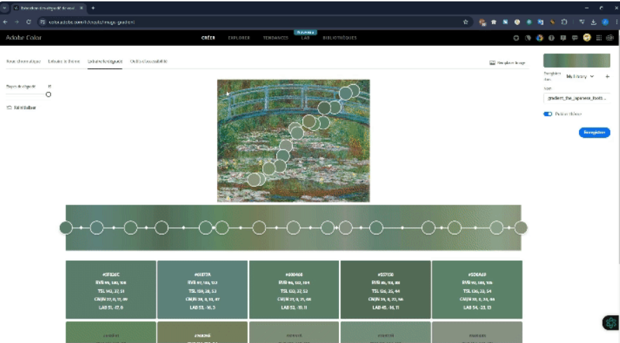 artfrequencies's tweet photo. The Challenge of Accurate Color Extraction
Example: "Claude Monet, The Japanese Footbridge, 1899"
Read more how our hand-coded genius algorithm extracts the colors. Its complex.
https://t.co/IjzblwwDKy
#TAoF #ordinals #ordzaar #Bitcoin #Banner #publicsale https://t.co/r49933XOeG