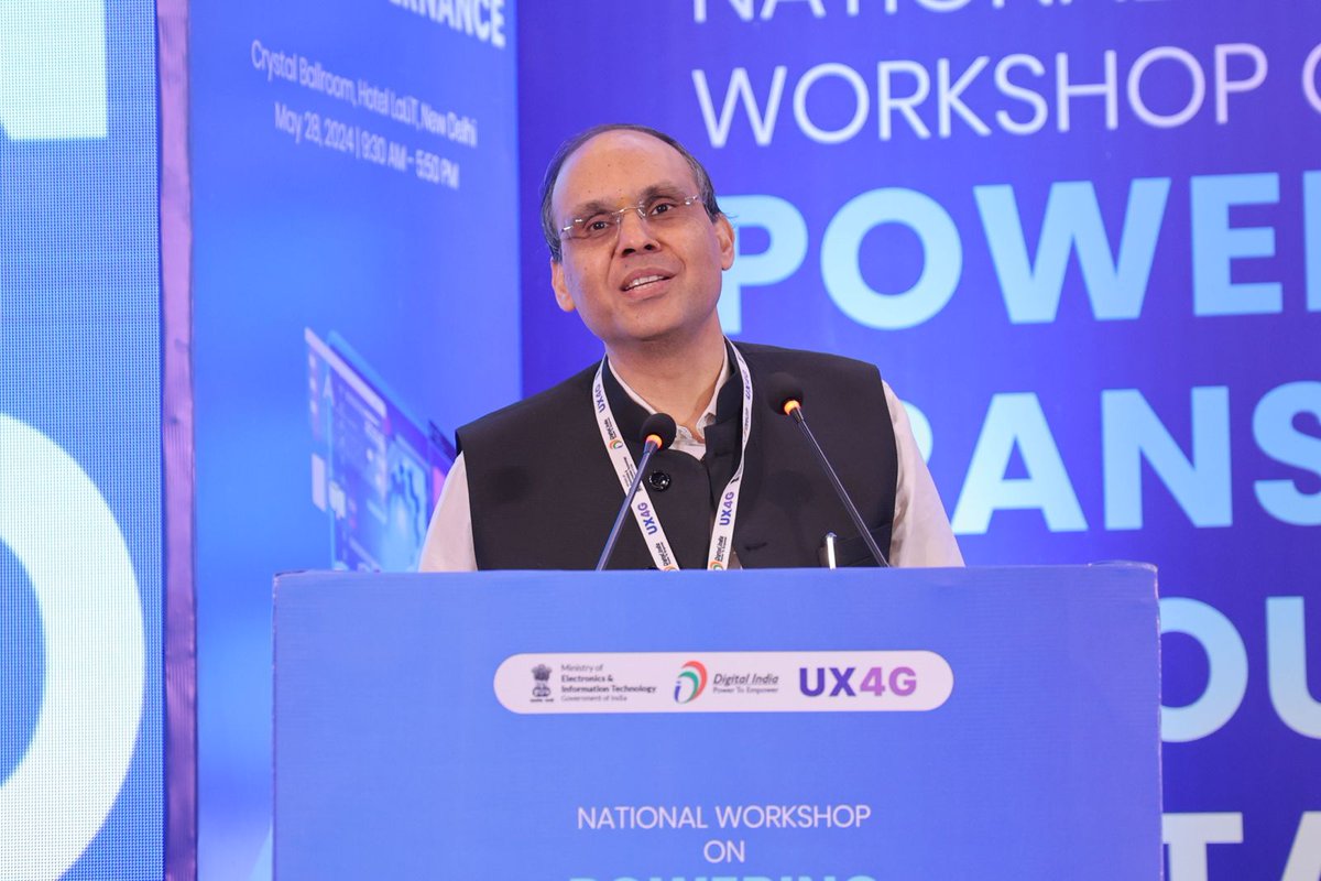 Noting that the tech enables the Government to create one platform for all citizens, Amit Agarwal, @ceo_uidai and DG, @NICMeity said that one single digital experience, one single interface, and one app to provide all services to users is needed that should be inclusive, simple,