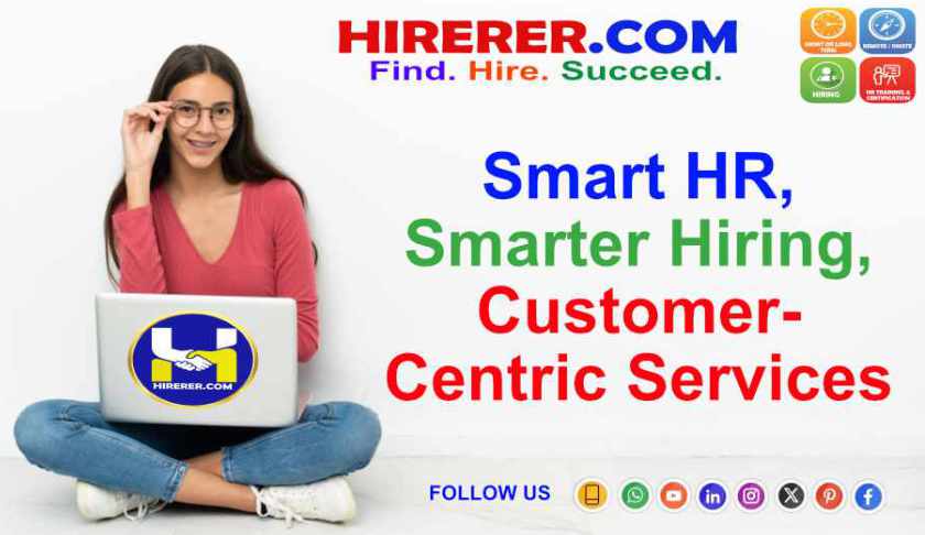 HIRERER.COM, Affordable Solutions, Dedicated Support, Proven Results

visit learn.hirerer.com to know

#hiring #recruiting #hrservices #talentmanagement #smallbusiness #startup #growth #success #rentahr #OutOfJob #Hirerer #iHRAssist #smartlyhr #smartlyhiring