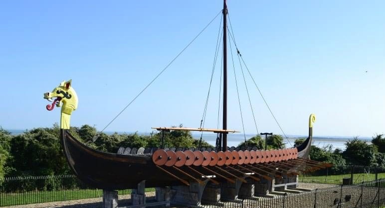 #AlphabetChallenge #WeekV V is for Viking Ship at Pegwell Bay