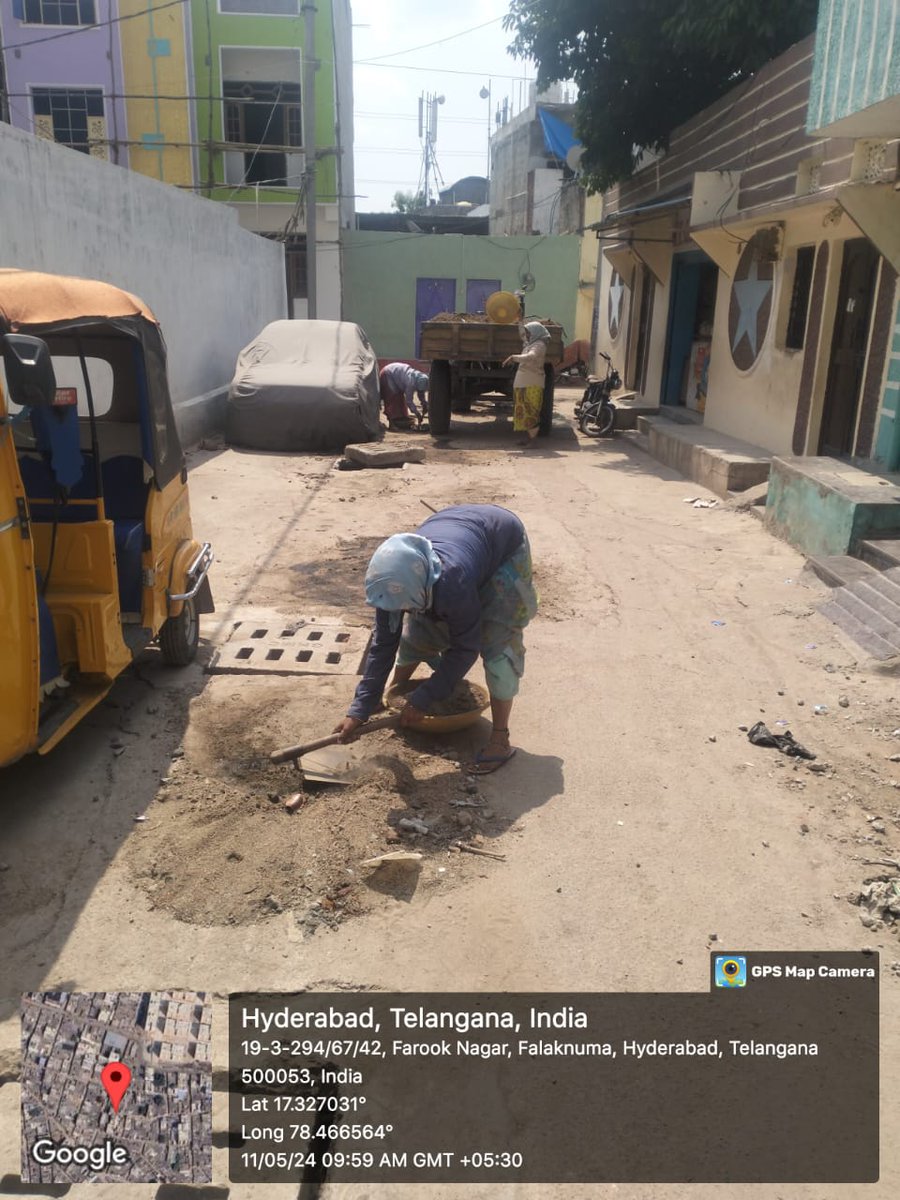 GardasRavi's tweet photo. @SNFaiyaz @GHMCOnline @HMWSSBOnline @ZC_Charminar @CommissionrGHMC Solved https://t.co/FCqzfz1nE3