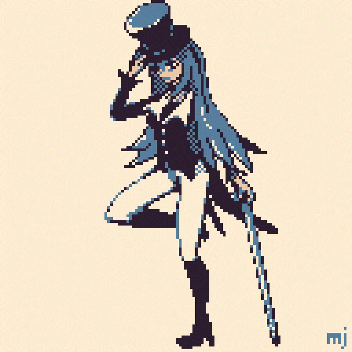 Top hat for #pixelparlorweekly

#pixelart