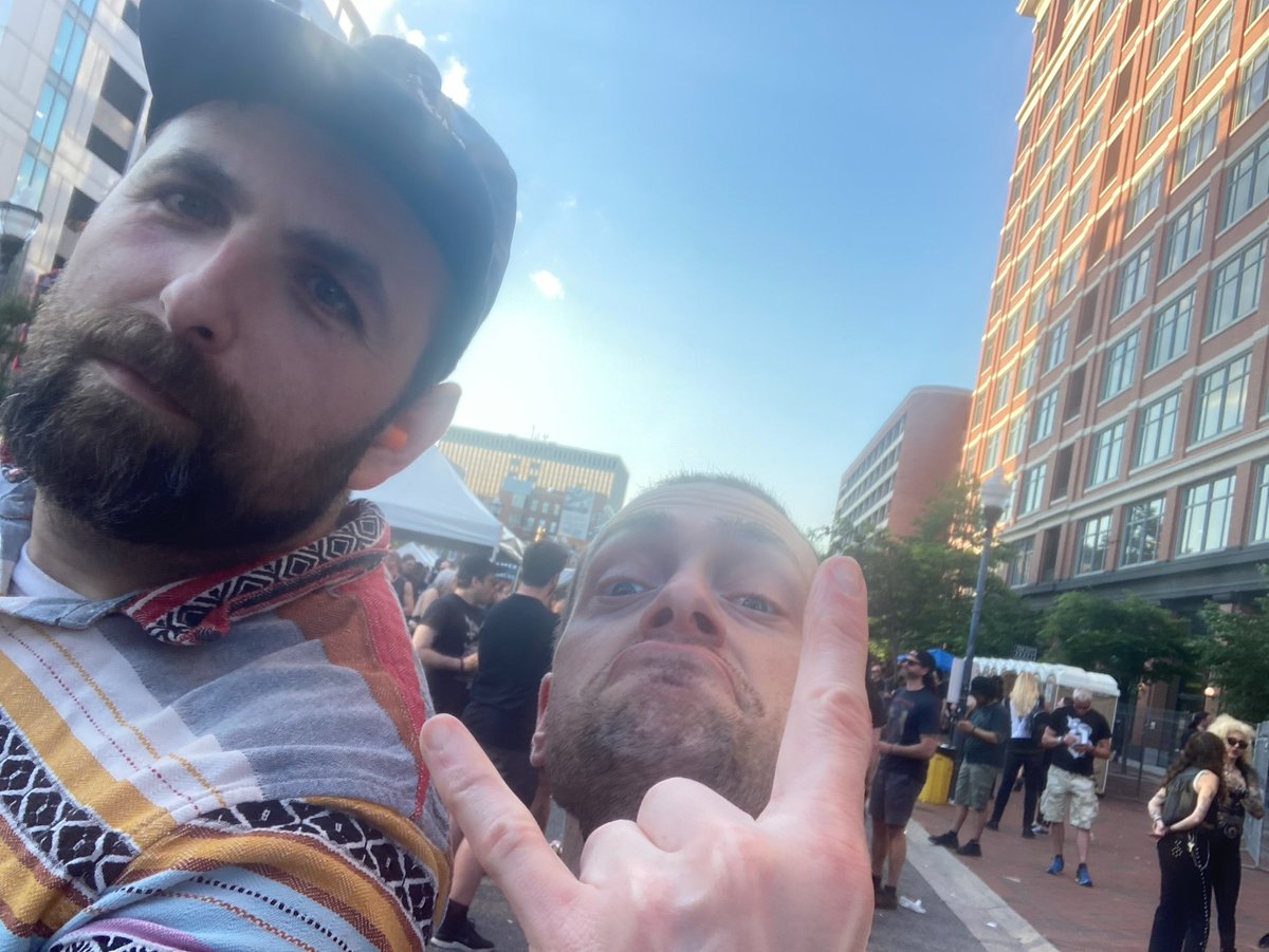 Heavy Metal shenanigans at #marylanddeathfest with Scott Thorough