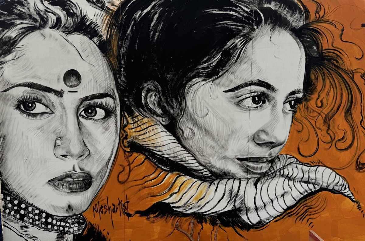 Smita Patil ❣️
After the screening at Cannes, ‘Manthan’ will be screening in 50 cities & over 100 cinemas in India on 1st & 2nd June!

Art by @nileshartist1 
@prateikbabbar #SmitaPatil