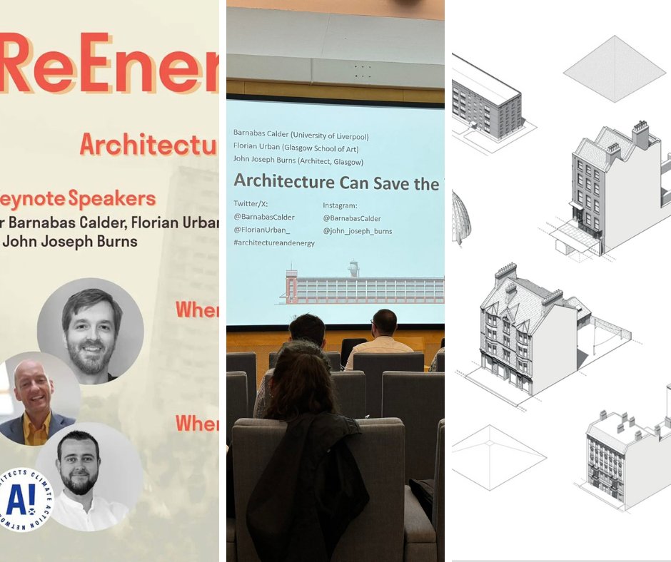 #architectureandenergy Thanks to <a href="/ArchitectsCAN/">ACAN!</a> for organising a great event <a href="/GSofA/">The Glasgow School of Art</a> on Friday and reminding us of architects' role in the necessary path towards minimising embodied energy in construction!
