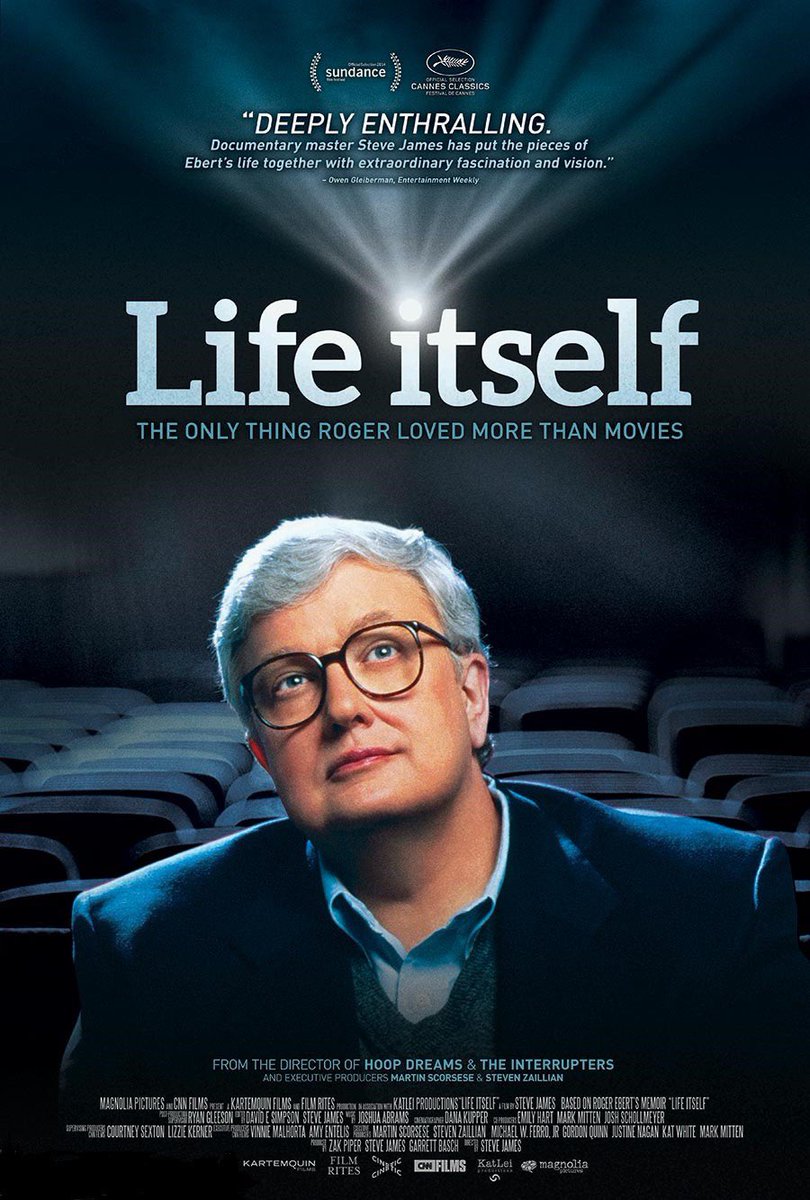 As a kid obsessed with movies, watching “Siskel & Ebert” every weekend was a religion. I trusted their reviews, chuckled when they fought, & loved their passion for cinema …as it strengthened mine. I rewatched “Life Itself” tonight. 👍🏻❤️👍🏻 Thank you Gene and Roger. 🎞️