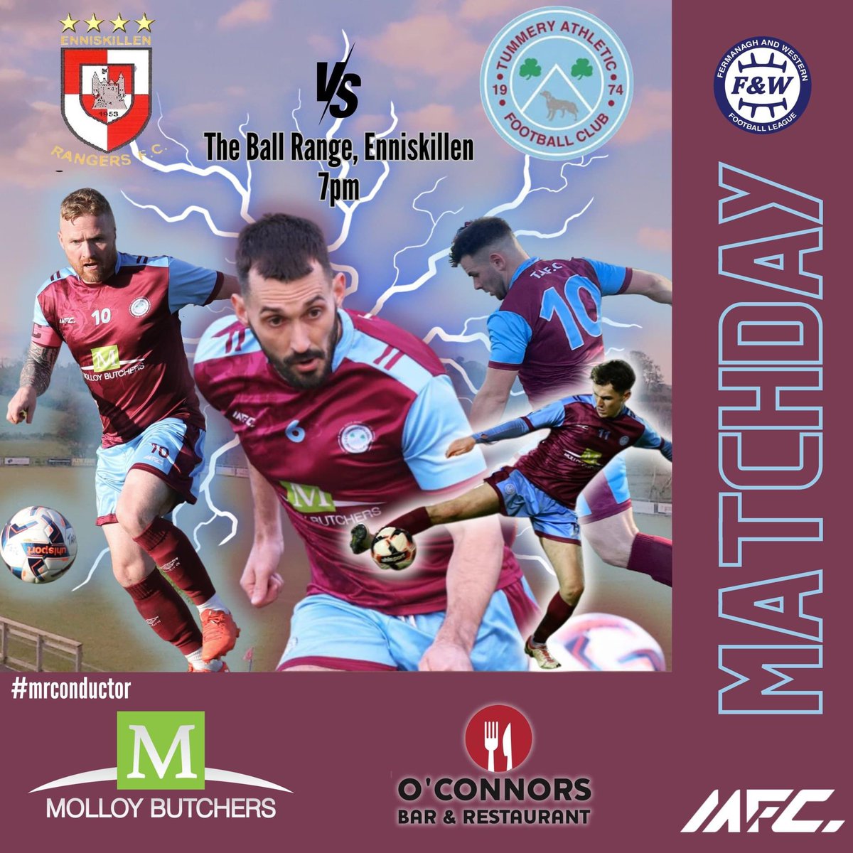 TummeryFC's tweet photo. Tonight we face Enniskillen Rangers in a title decider at The Ball Range, Enniskillen (1 Aughaward Road, just off the Coa Road).
Always a brilliant game between two great teams.
Big support required!!!
#MrConductor https://t.co/BQHwOk4F3R
