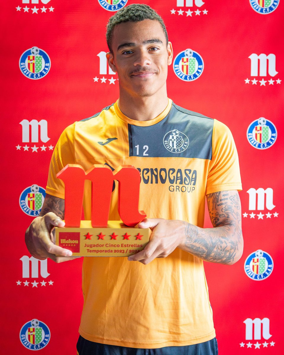 🚨 Mason Greenwood has been named as Getafe’s Player of the Season.