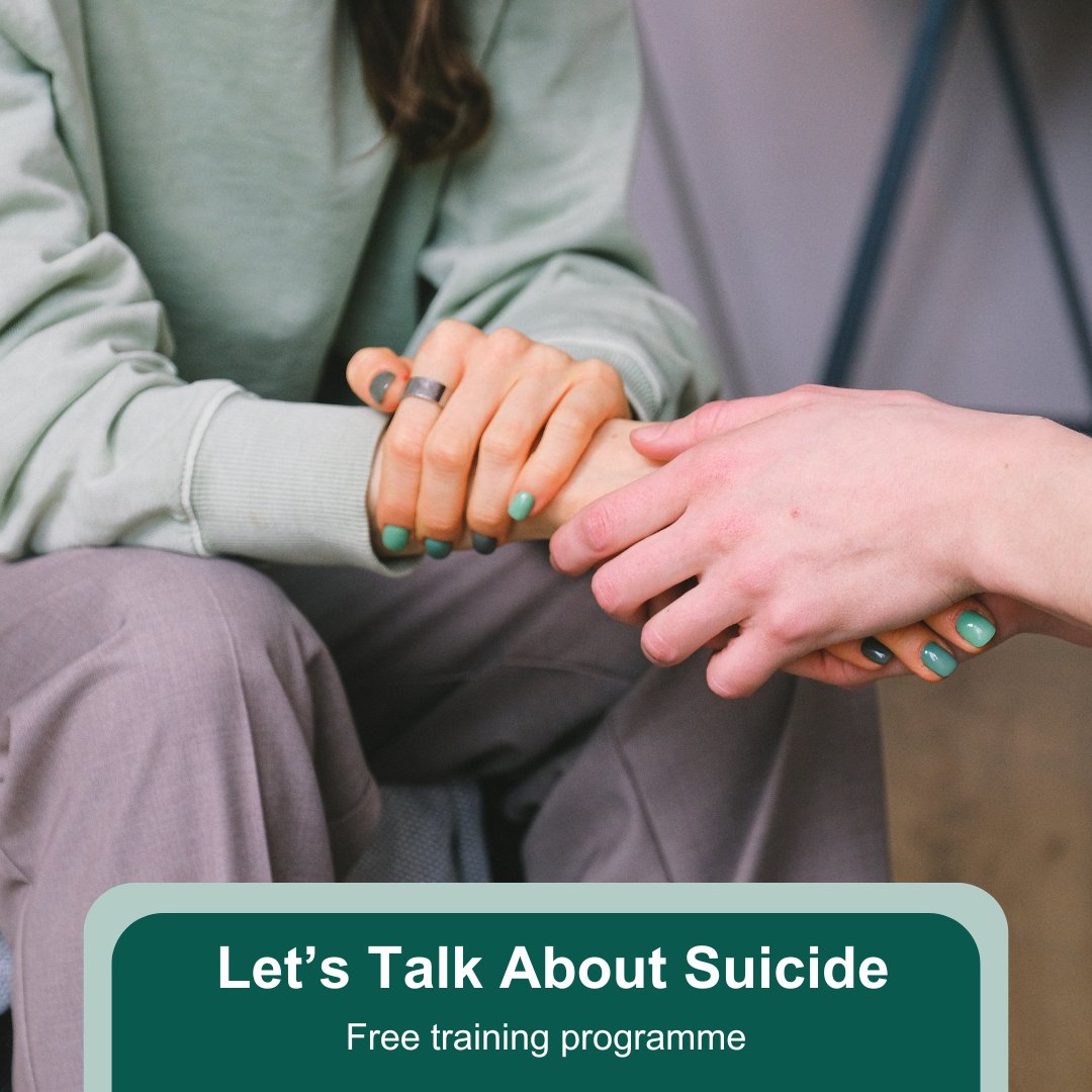 Let’s Talk About Suicide is a free online suicide prevention training programme. It helps you to identify people who are at risk, ask about suicide and connect them with resources that can help. Visit traininghub.nosp.ie to enroll ❤️ #suicideprevention #suicideawareness