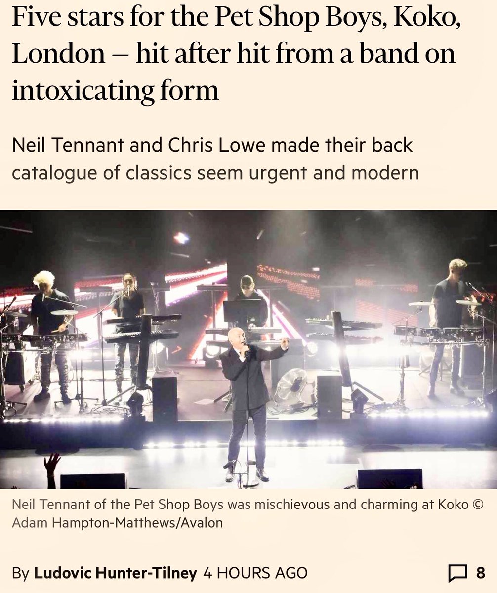 Great review of Sunday’s @KOKOLondon club show in the @FT. Link below.

ft.com/content/531bd1…

#Dreamworld #PetText