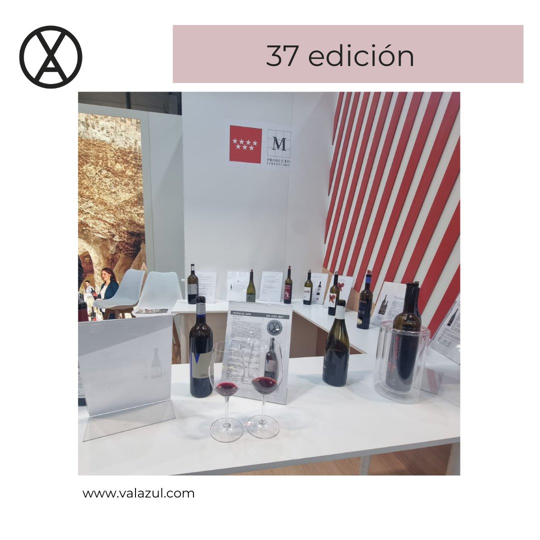 Val Azul estuvo presente en el stand de #VinosDeMadridDO del Salón Gourmets en abril como parte de la degustación de nuestros vinos a los visitantes. ¡Nos encantan las ferias! Es una ocasión espectacular para dar a conocer nuestras creaciones.  #SalonGourmets #IFEMA #vino