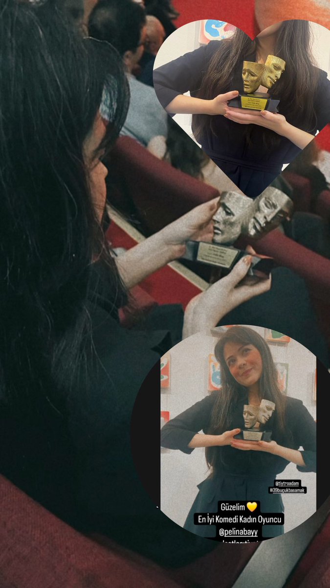 Çok mutlu ve gururluyuz🥹..🌹’Mm

#PelinAbay #39BuçukBasamak
#EkinYazınDostlarıTiyatroÖdülleri