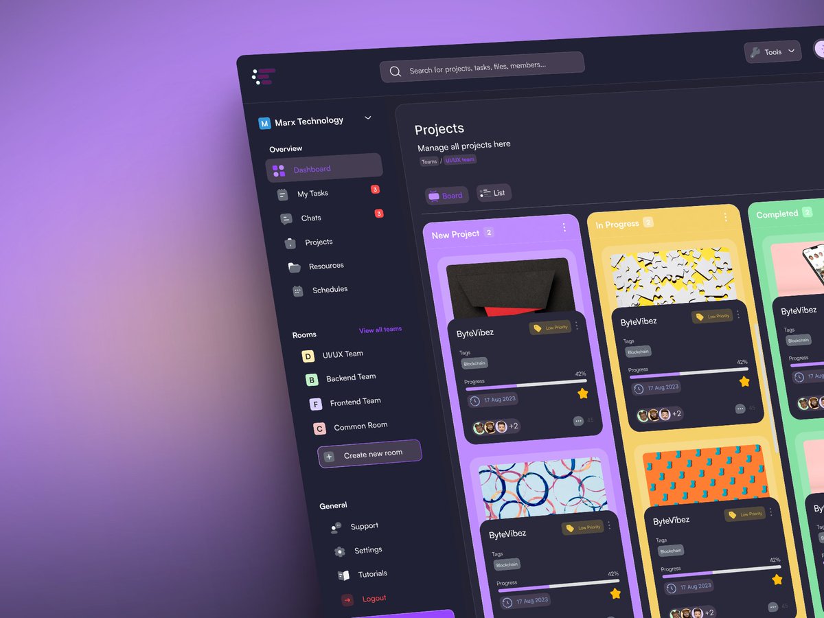 tijesuni_design's tweet image. Progress on the project management SaaS I'm currently working on for a client.
What do you guys think?🙂