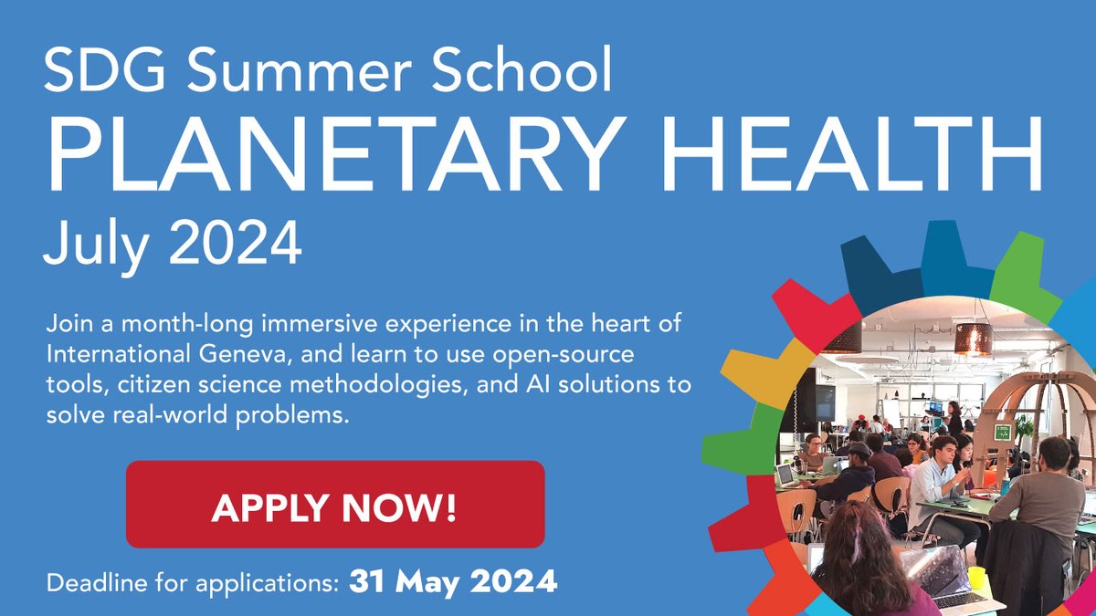 4 days left to apply for #SDGSummerSchool2024! Three stipends are available for @UZH_en students covering tuition fees, travel costs and accommodation in Geneva. citizenscience.uzh.ch/en/trainings/s…