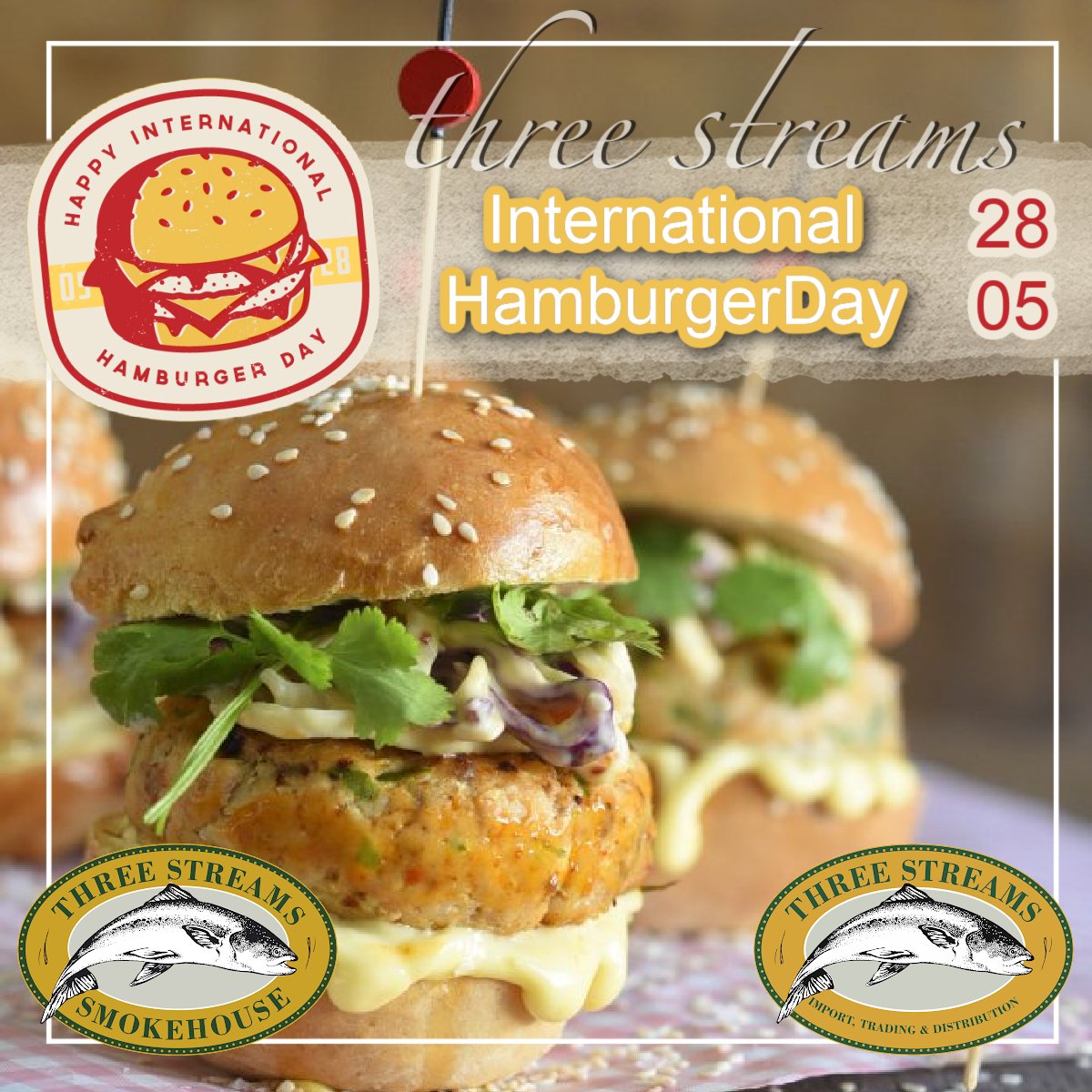 We’re sliding into this Tuesday to celebrate #InternationalHamburgerDay with this delicious Slider recipe! Great for the kids (even better for the adults):

These sliders were crafted using our Sustainably Sourced Norwegian Salmon.

#InternationalHamburgerDay  #2024