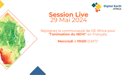 Veuillez rejoindre la communauté DE Africa pour l'animation NDVI en français, mercredi à 11h (GMT)
bit.ly/4drNMtQ #eodata #africa #digitalearthafrica