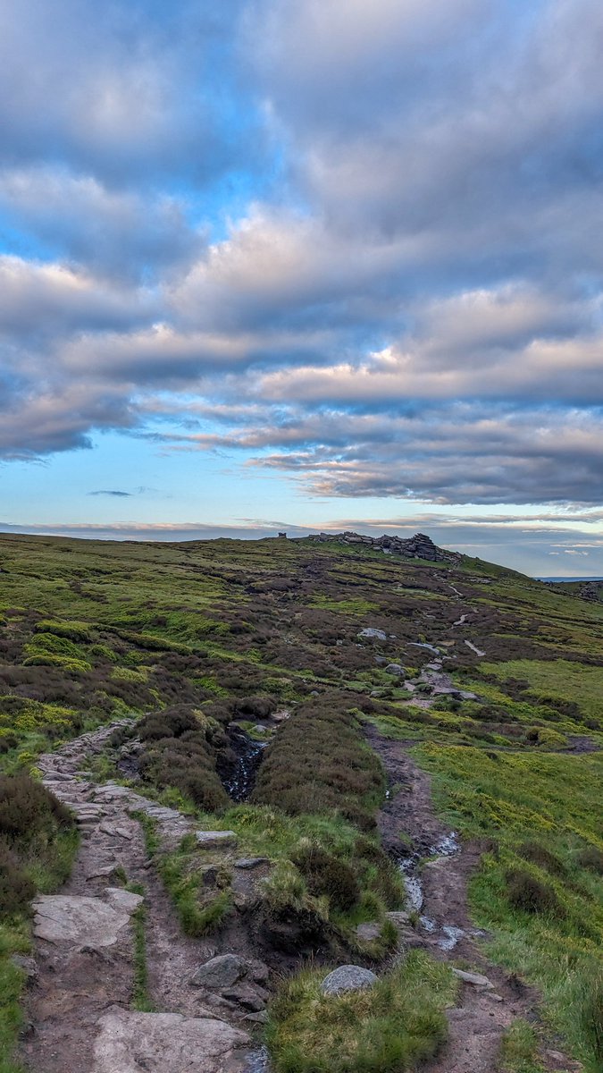 I met a lovely lad from Manchester going for his first solo wildcamp on Kinder Scout last night.

He'd just been to Go Outdoors to buy his tent and he looked so excited and grateful to be here. 

I love encounters like that! It was a lovely evening with all the green 💚