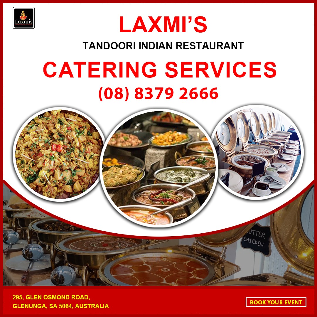 Elevate your event with the exquisite catering services of Laxmi's Tandoori Indian Restaurant!
Contact us at laxmistandoori285@gmail.com or call (08) 8379 2666 to discuss your catering requirements. Let's transform your event into an extraordinary celebration 
#Catering