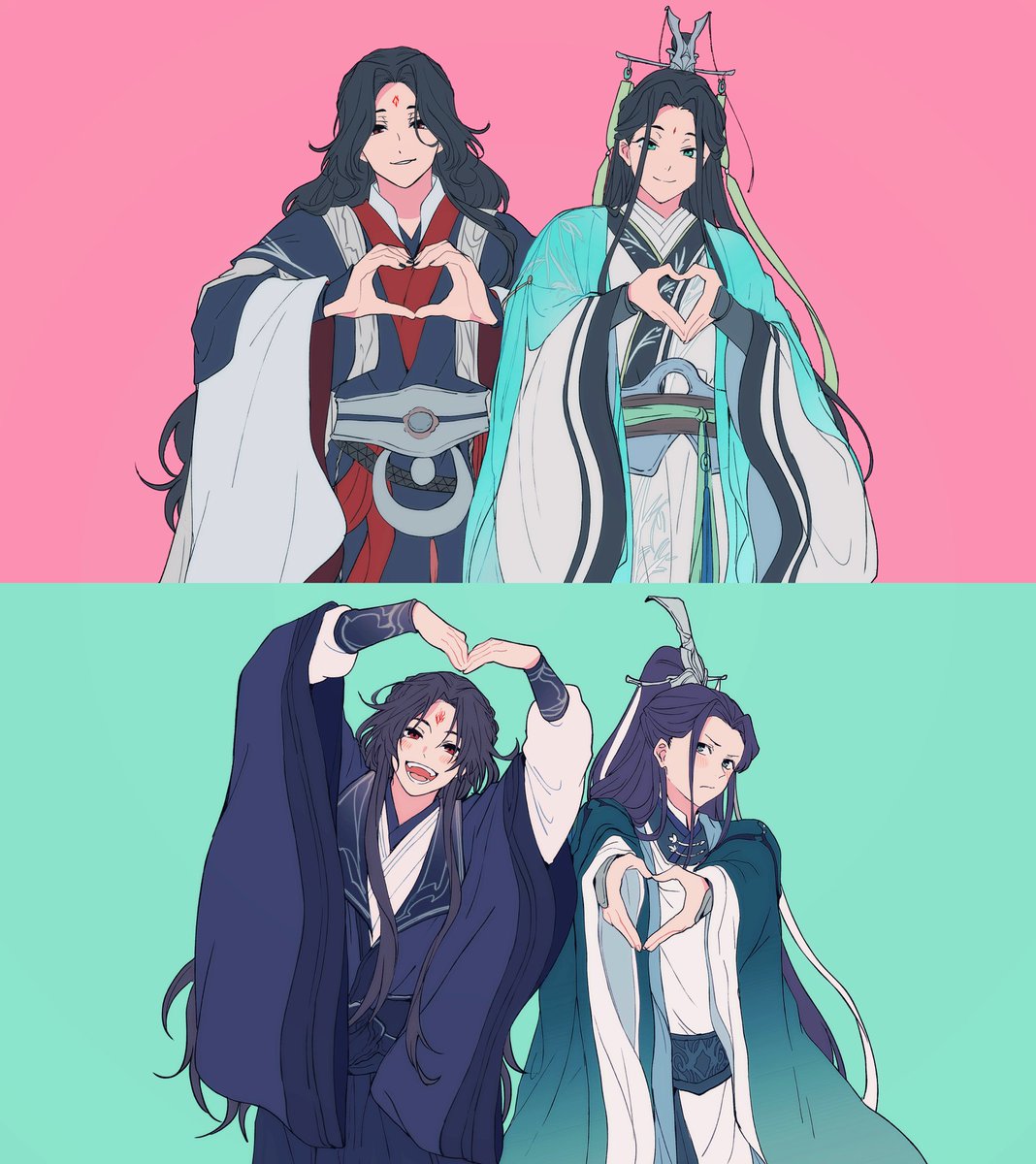 daifukumochi213's tweet image. @1
 #svsss
これは描くのが楽しかった冰秋でぶっ 
ちぎりのトレス…