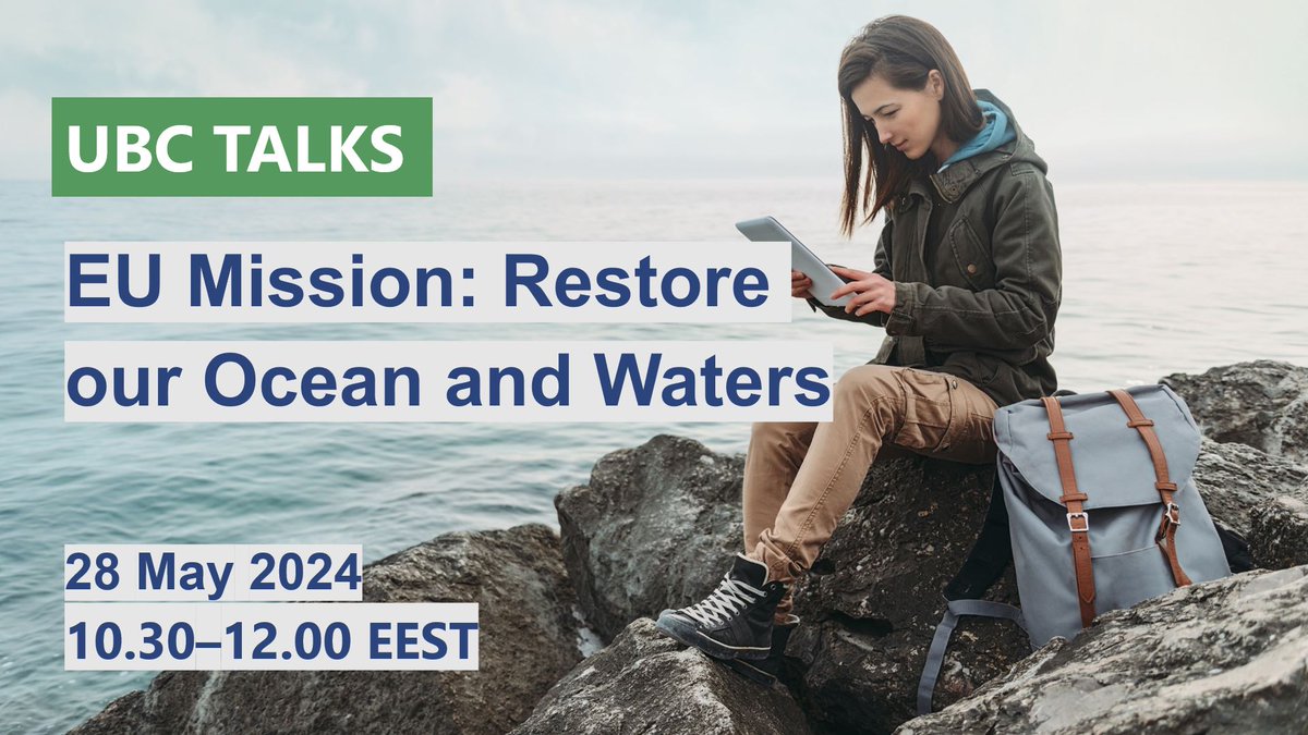 🔴LIVE IN 30 MIN: Join the open #UBCTALKS webinar at 9.30 CEST to discover the #MissionOcean: strategic aims &amp; funding opportunities, best practices in water restoration and benefits for cities, and what to expect from the Digital Ocean Twin!
Welcome: us06web.zoom.us/j/83782287607