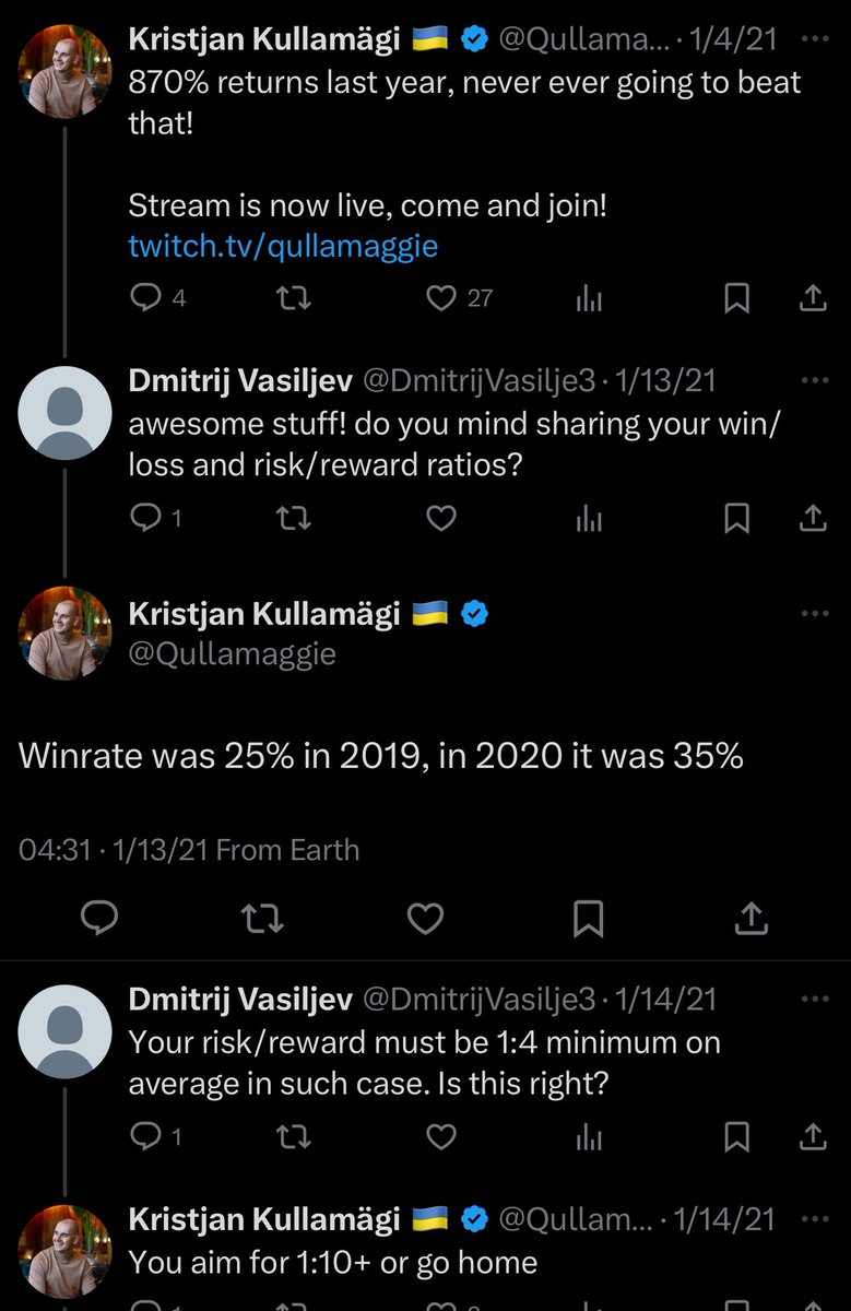 LoneStockTrader's tweet photo. F the win rate.

Focus on high reward-to-risk situations (high potential R-multiple). https://t.co/jqTw7Jjjn5