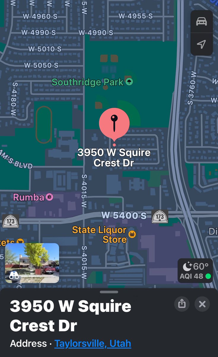 SLCScanner's tweet photo. #HouseFire #Taylorsville 3950 W Squire Crest Drive. #UFA #WVCFD arrived approx 15 min ago with nothing showing. Within a minute or being on scene they had smoke coming from 2nd story window. Crews went interior and located some fire and did a quick knockdown. Checking for extensions and primary and secondary all clear on all floors. Under control.