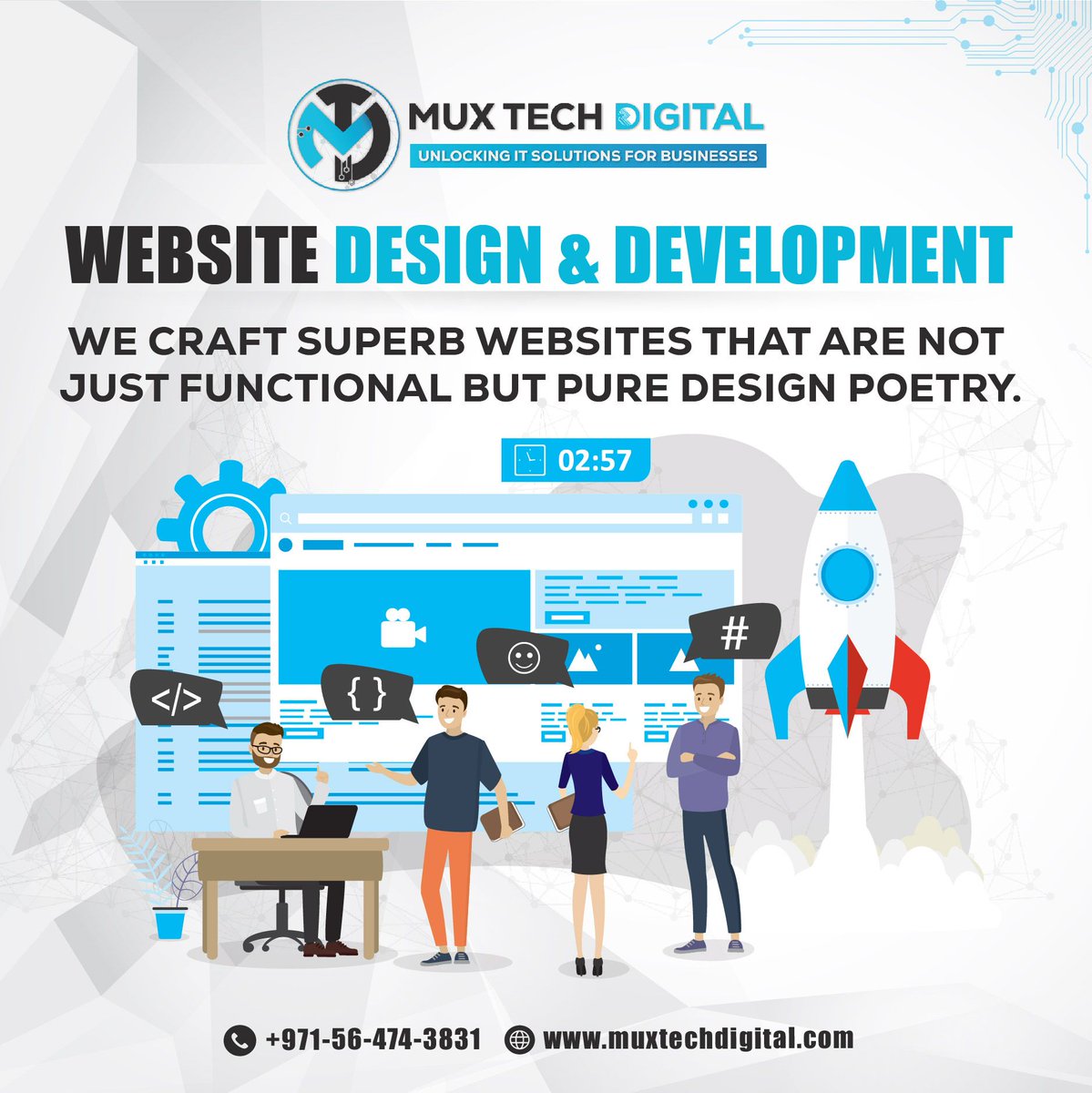 muxtechdigital's tweet photo. We help to improve the functionality and user interface of your valuable websites with API development, custom web development, E-commerce development, Laravel development, Mern Stack development, My SQL, PHP, WordPress development, Node.JS, and React. JS. https://t.co/xIsmFqpkMe