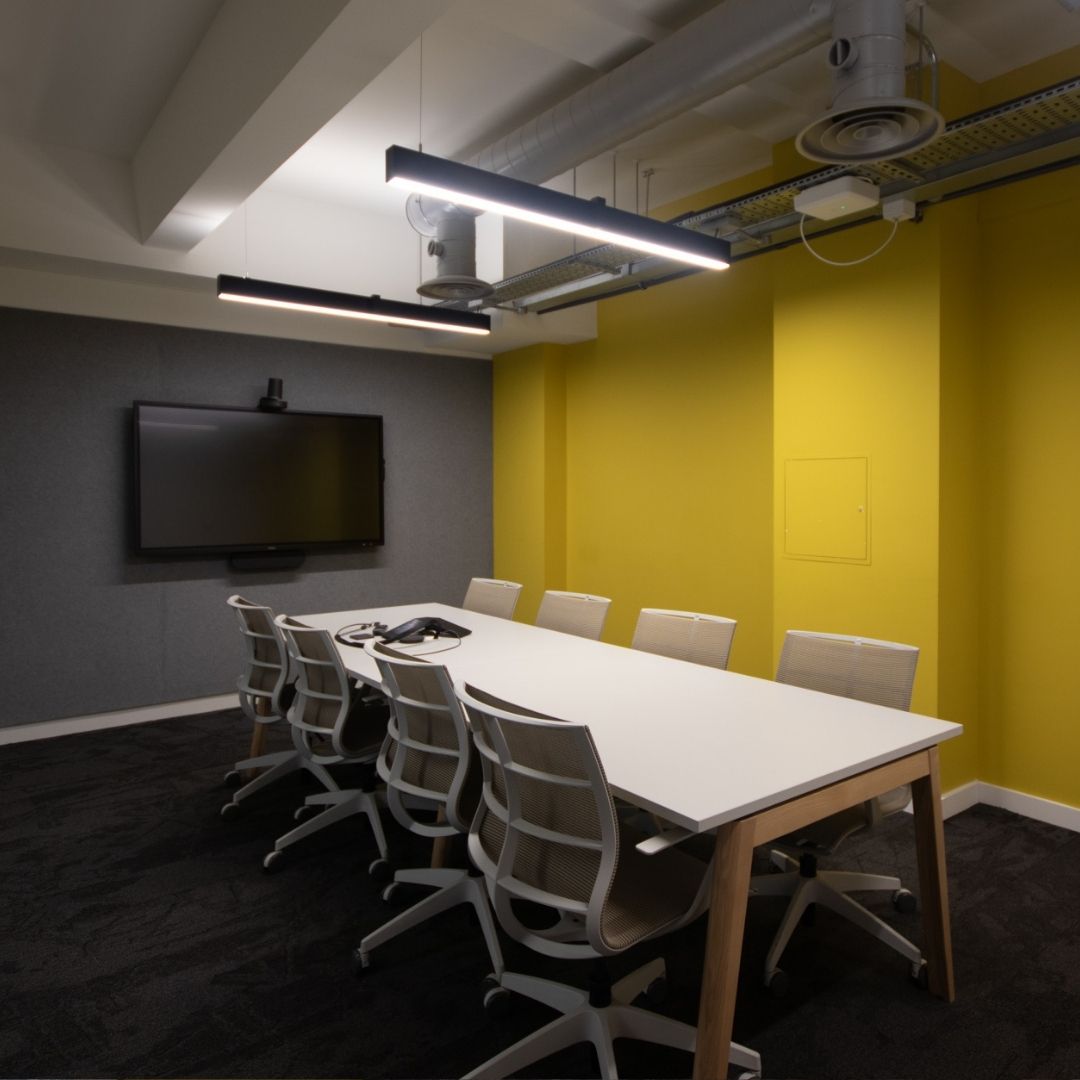 Work with a view 🏙️

Love where you work on the 7th floor at #TheTootalBuildings. This top-floor #workspace not only provides stunning views of Manchester but comes partially fitted too. 🛋️

For more information please head over to our website: bit.ly/3LAqnKu