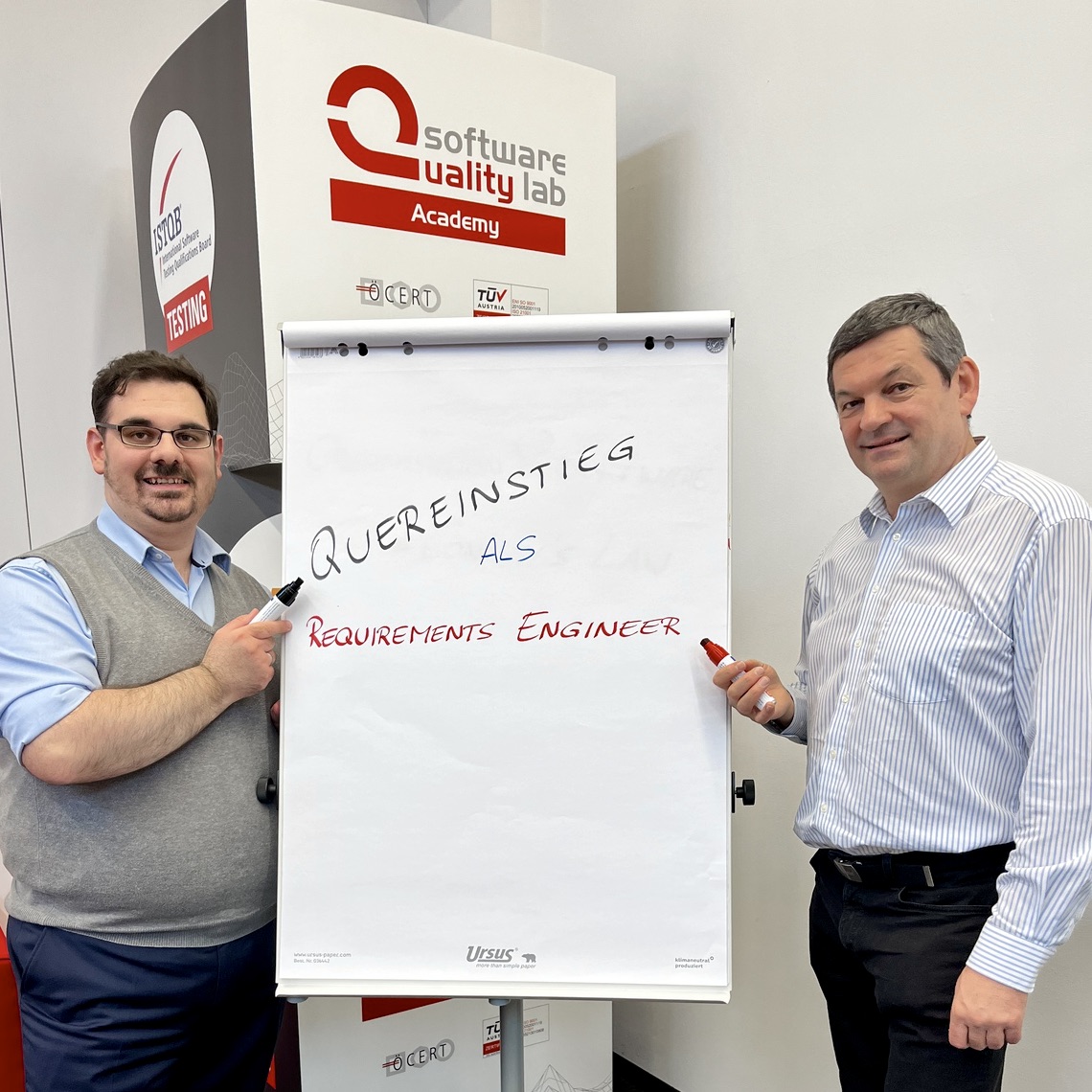 Auch ohne Programmiererfahrung können Sie in der #SoftwareEntwicklung Karriere machen, z.B. im #RequirementsEngineering. Mit dem CPRE des @IREBinternat existiert dazu ein weltweit anerkanntes, standardisiertes Aus- und Weiterbildungsschema.

Mehr dauf ow.ly/iGl750Rm5mk